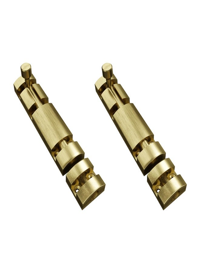 Atlantic 6 Inch Zaylo Tower Bolt for Doors & Windows | Antique Finish Aluminium Kundi/Chitakni Door Latch for Main Door, Bathroom & Bedroom | Heavy Duty Tower Bolt (Pack of 2) - Image 1